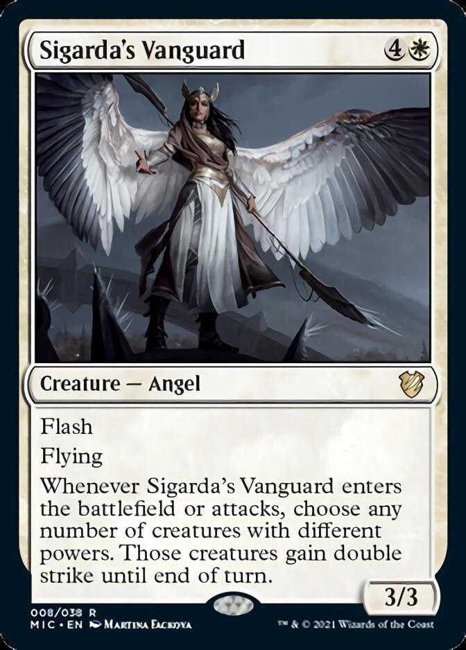 Sigarda's Vanguard [Innistrad: Midnight Hunt Commander] - Trinity Hobby