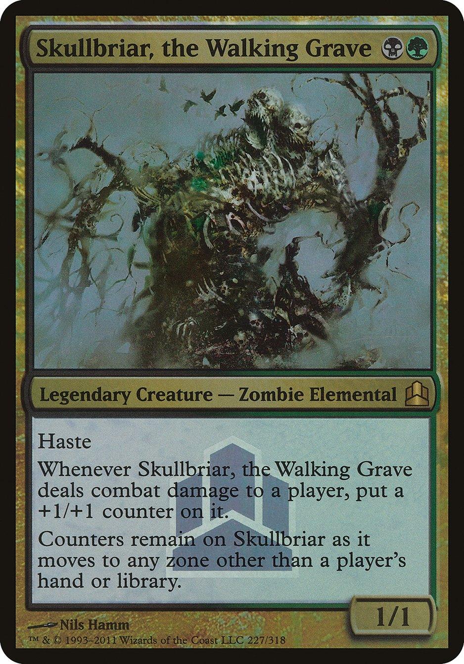 Skullbriar, the Walking Grave (Launch) (Oversized) [Commander 2011 Oversized] - Trinity Hobby