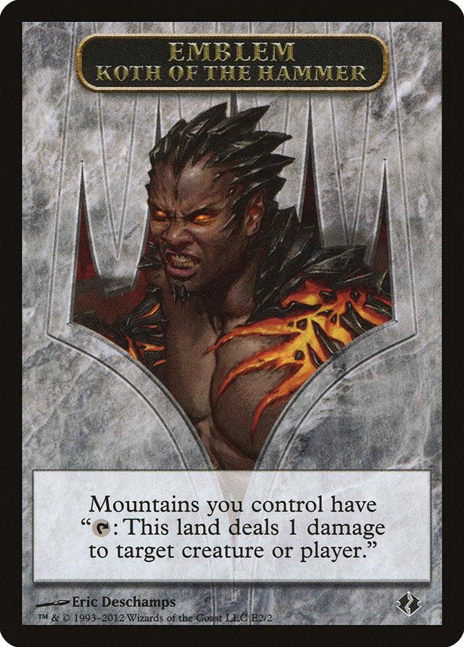 Koth of the Hammer Emblem [Duel Decks: Venser vs. Koth Tokens] - Trinity Hobby