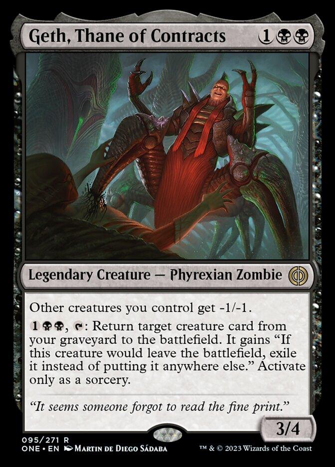 Geth, Thane of Contracts [Phyrexia: All Will Be One] - Trinity Hobby