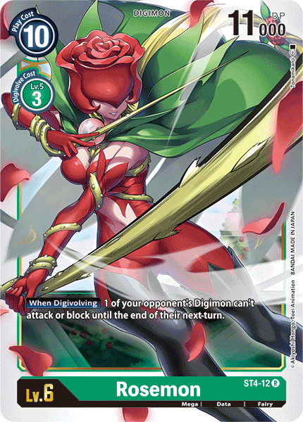 Rosemon [ST4-12] [Starter Deck: Giga Green]Digimon Trading Card Game