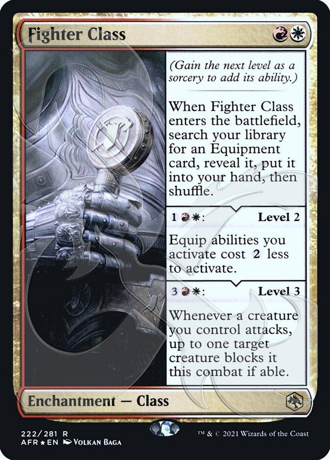 Fighter Class (Ampersand Promo) [Dungeons & Dragons: Adventures in the Forgotten Realms Promos] - Trinity Hobby