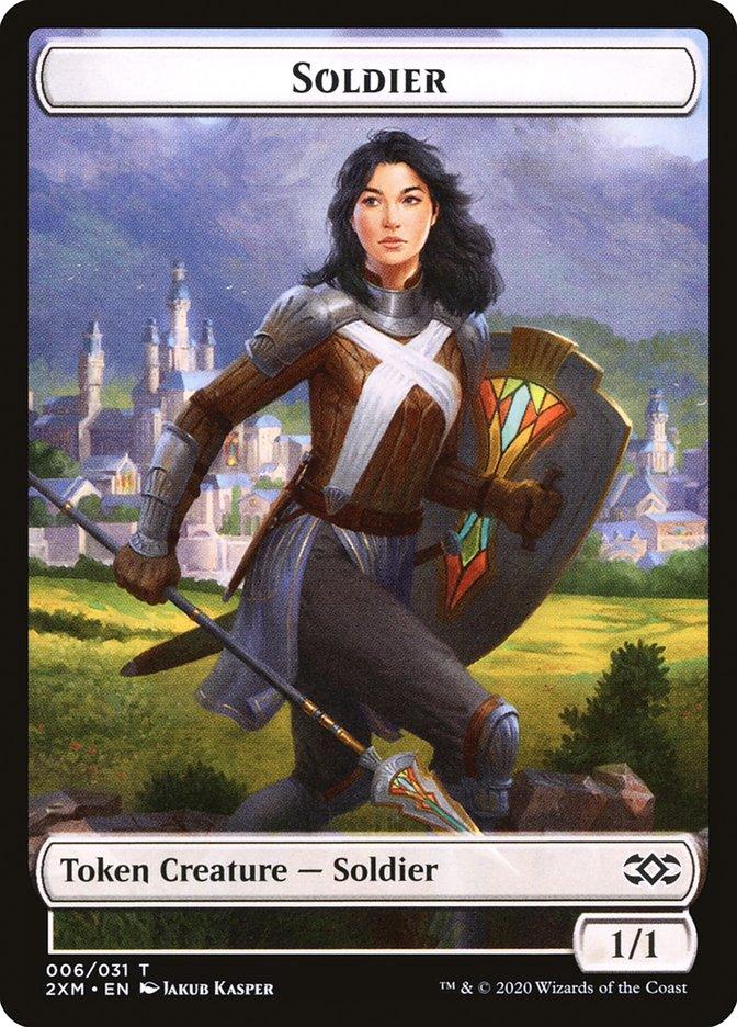 Servo // Soldier Double-Sided Token [Double Masters Tokens] - Trinity Hobby