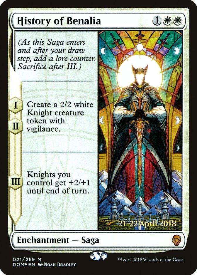 History of Benalia [Dominaria Prerelease Promos] - Trinity Hobby