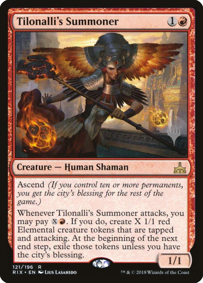 Tilonalli's Summoner (Promo Pack) [Rivals of Ixalan Promos] - Trinity Hobby