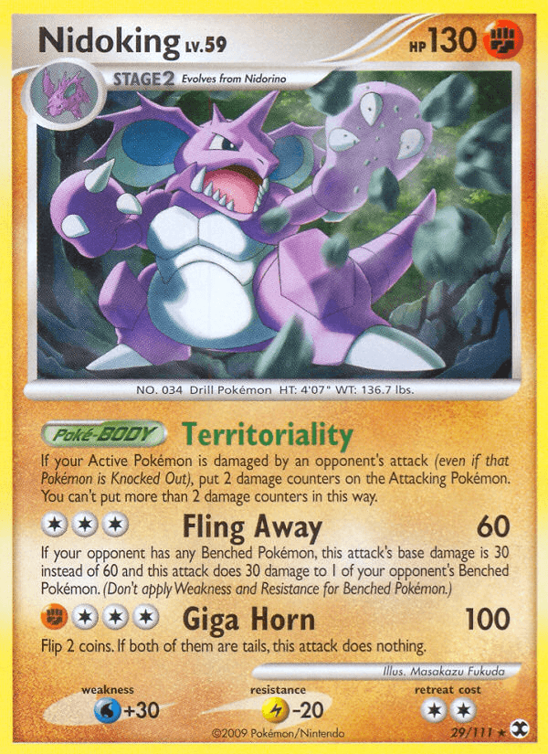 Nidoking (29/111) [Platinum: Rising Rivals] - Trinity Hobby