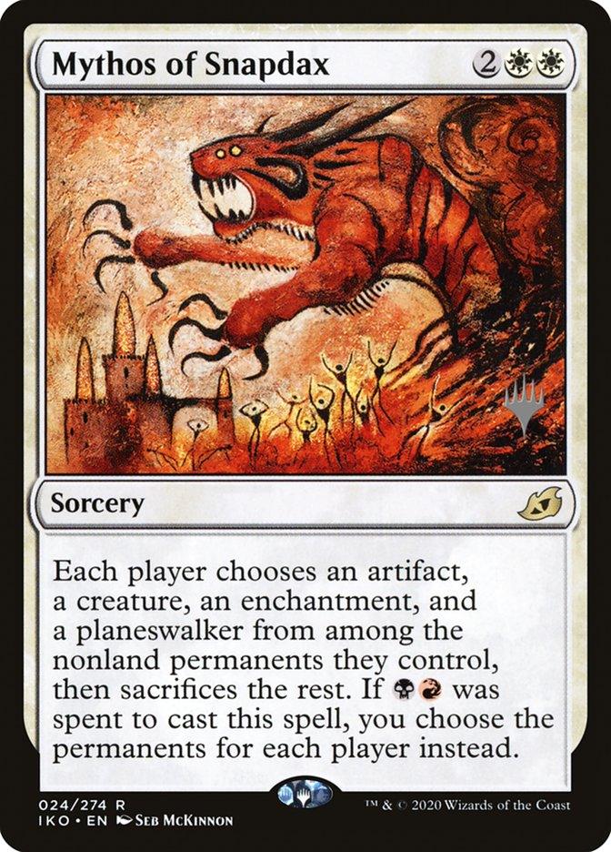 Mythos of Snapdax (Promo Pack) [Ikoria: Lair of Behemoths Promos] - Trinity Hobby