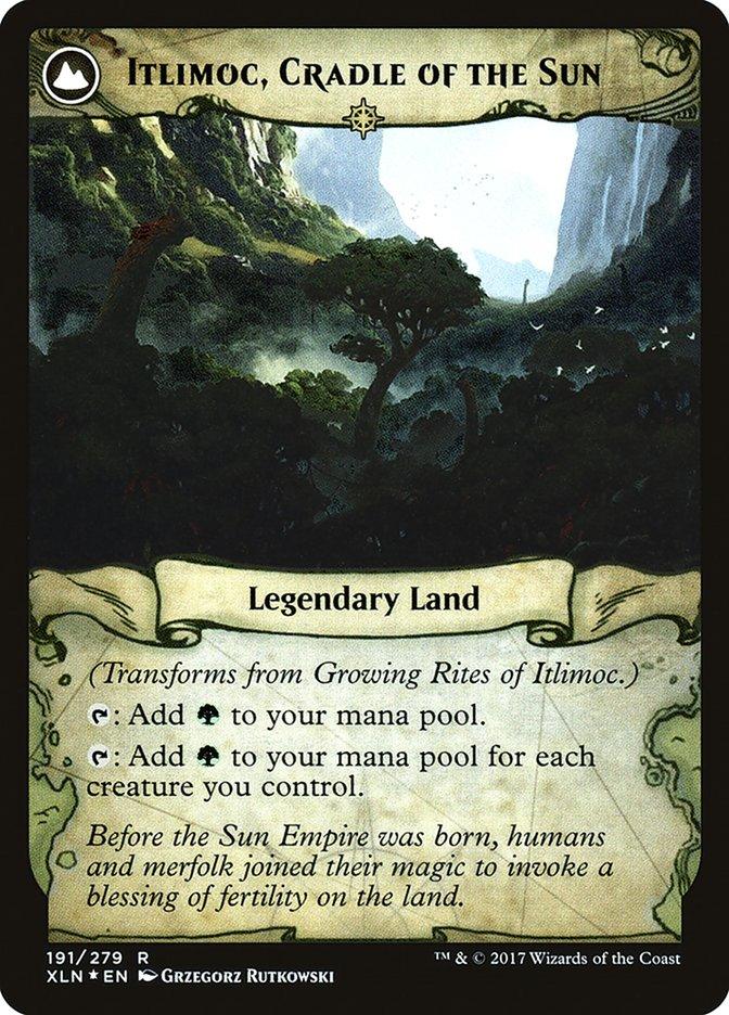 Growing Rites of Itlimoc // Itlimoc, Cradle of the Sun [Ixalan Prerelease Promos] - Trinity Hobby