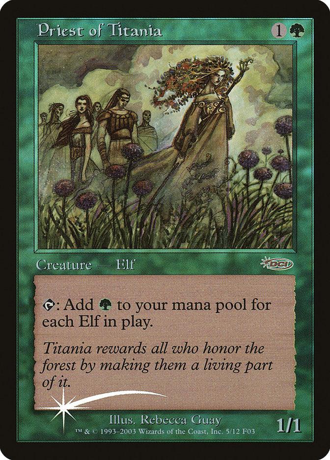Priest of Titania [Friday Night Magic 2003] - Trinity Hobby