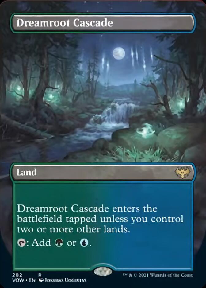 Dreamroot Cascade (Borderless Alternate Art) [Innistrad: Crimson Vow] - Trinity Hobby