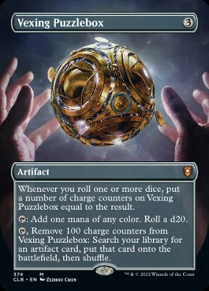 Vexing Puzzlebox (Borderless Alternate Art) [Commander Legends: Battle for Baldur's Gate] - Trinity Hobby