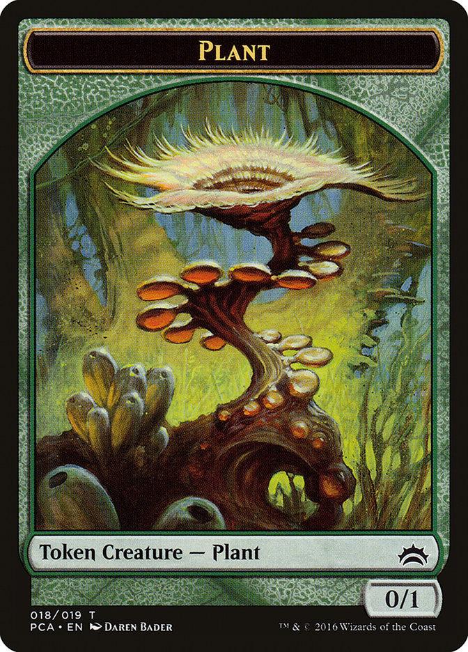 Plant // Ooze (016) Double-Sided Token [Planechase Anthology Tokens] - Trinity Hobby