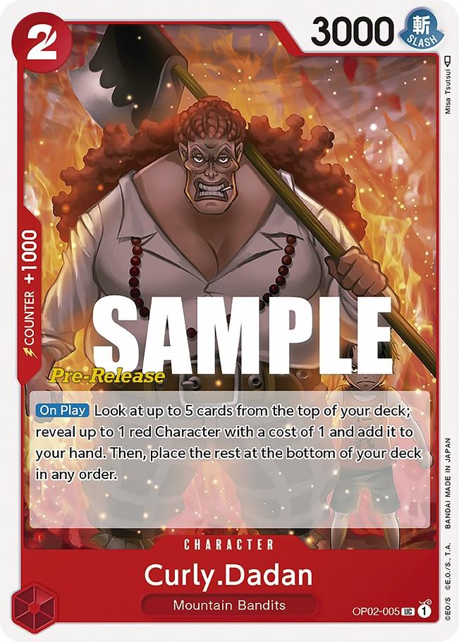 Curly.Dadan [Paramount War Pre-Release Cards] - Trinity Hobby