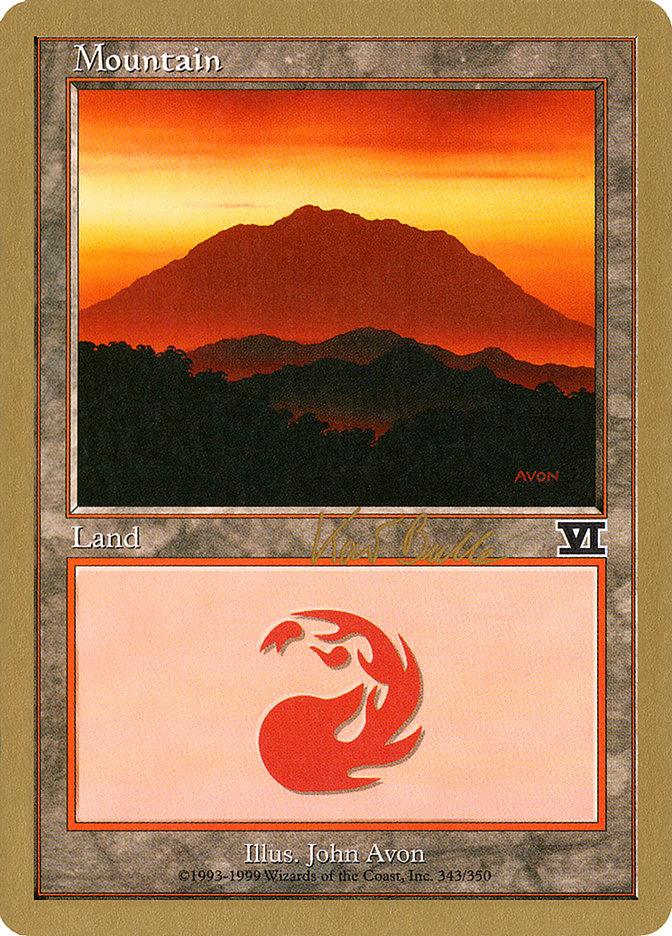 Mountain (kb343) (Kai Budde) [World Championship Decks 1999] - Trinity Hobby