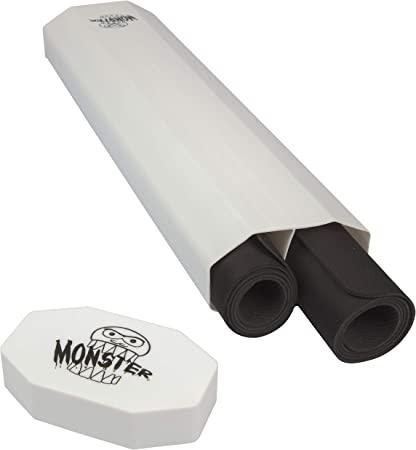 PLAY MAT TUBE MONSTER PRISM DUAL WHITE W/ White Cap - Trinity Hobby