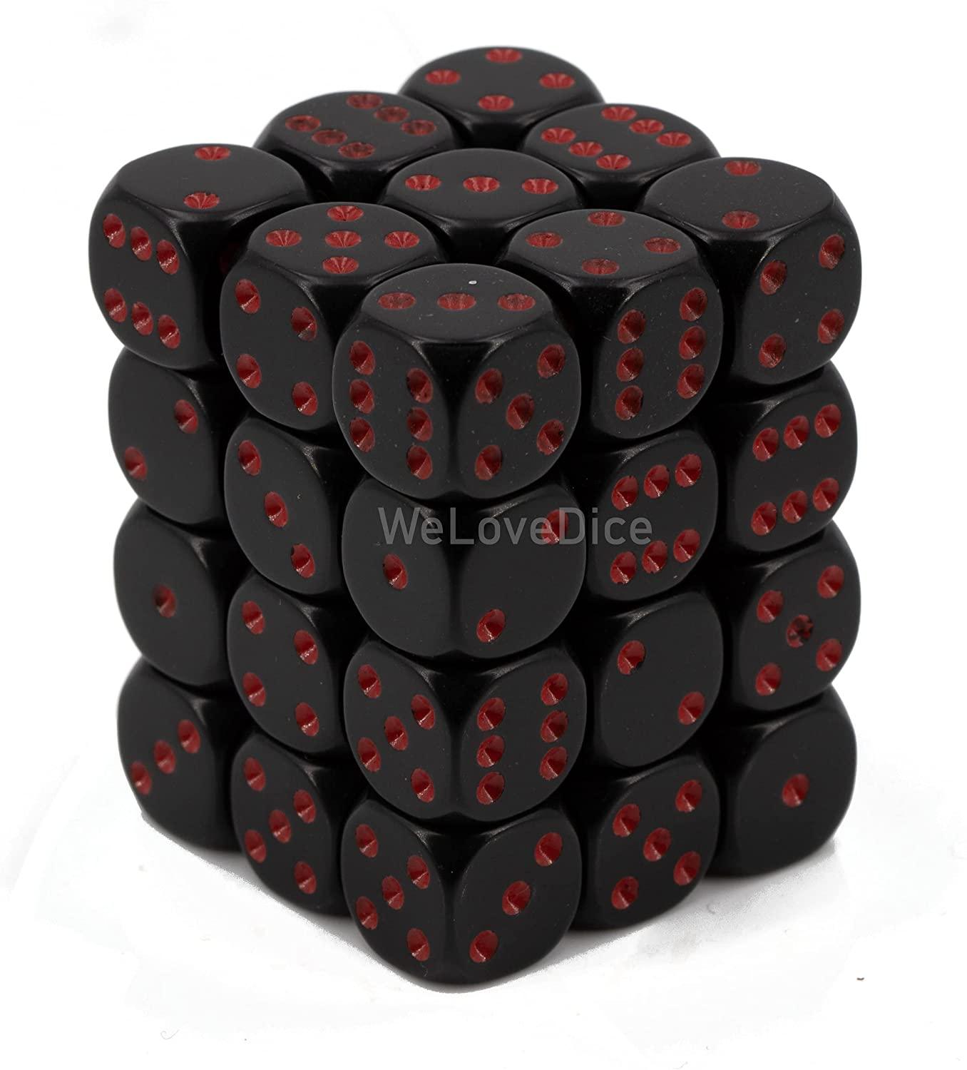 OPAQUE 36D6 BLACK/RED 12MM - Trinity Hobby