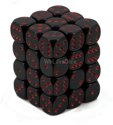 OPAQUE 36D6 BLACK/RED 12MM