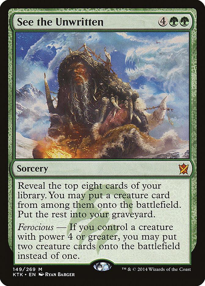 See the Unwritten [Khans of Tarkir] - Trinity Hobby