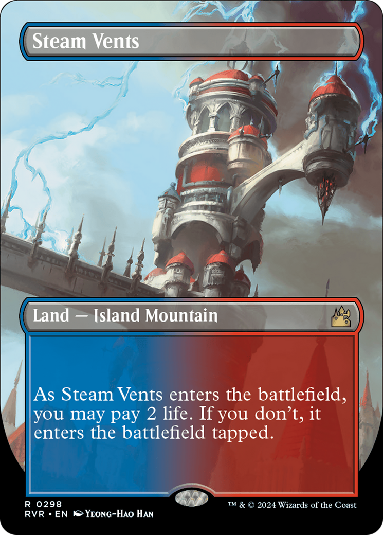 Steam Vents (Borderless) [Ravnica Remastered] - Trinity Hobby
