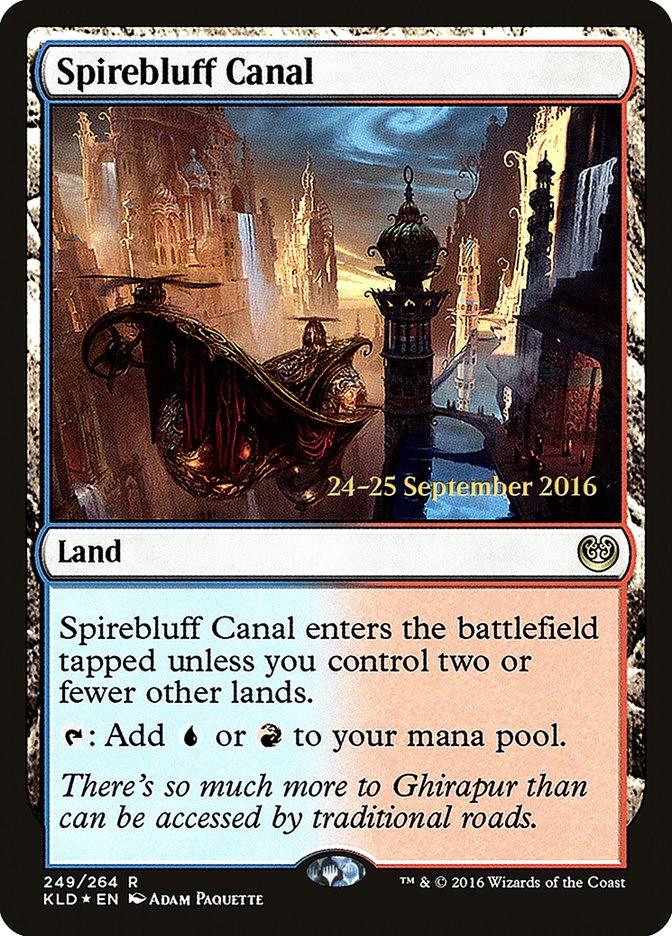 Spirebluff Canal [Kaladesh Prerelease Promos] - Trinity Hobby