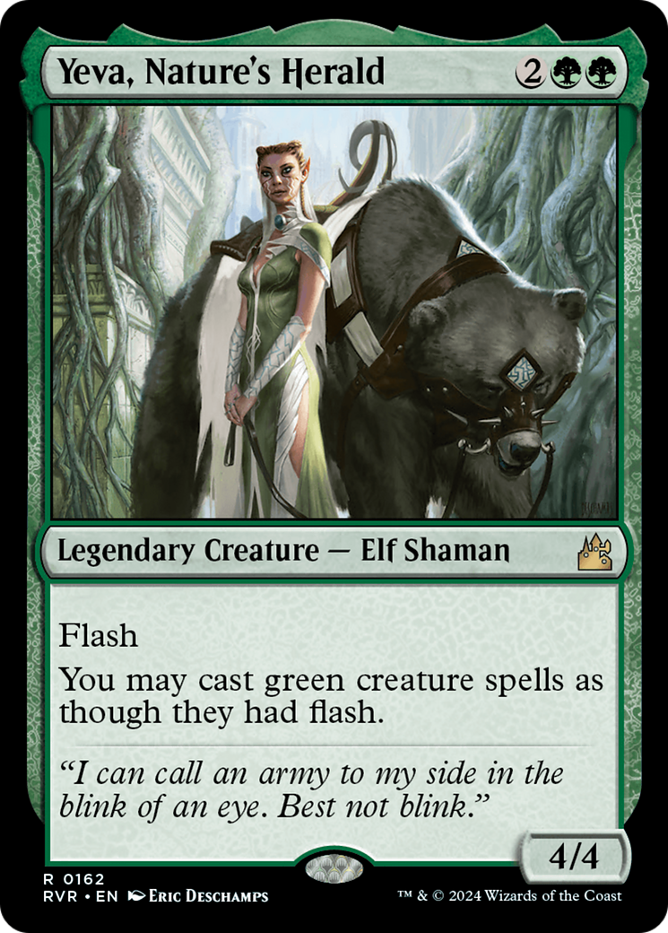 Yeva, Nature's Herald [Ravnica Remastered] - Trinity Hobby