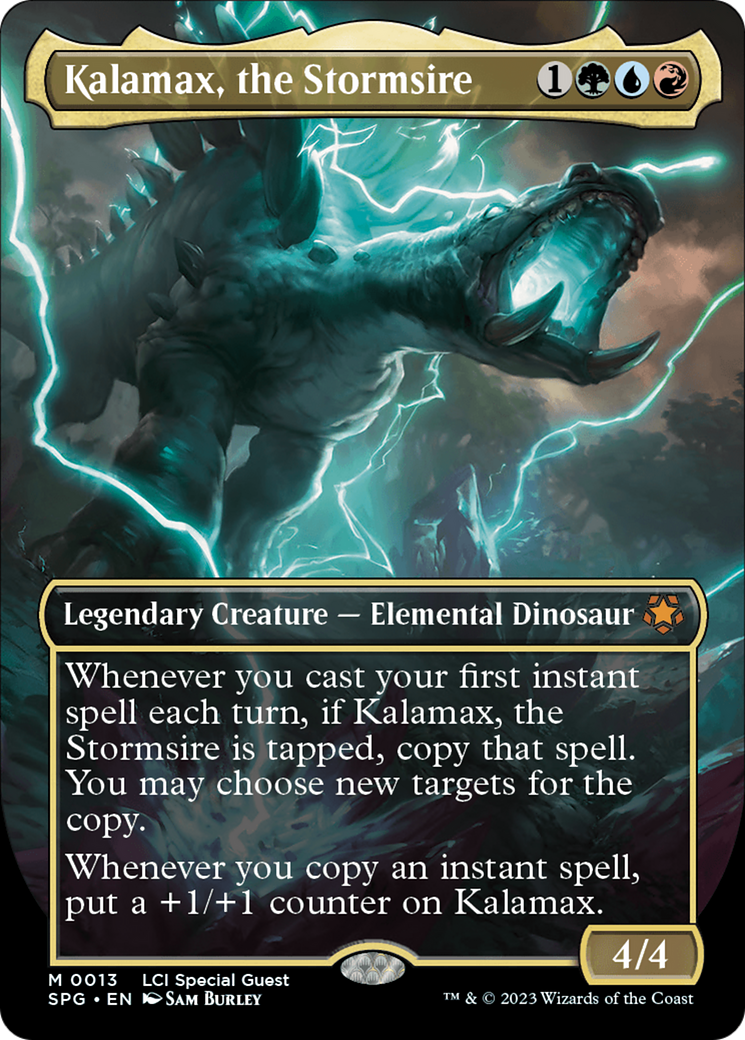 Kalamax, the Stormsire (Borderless) [The Lost Caverns of Ixalan Special Guests] - Trinity Hobby