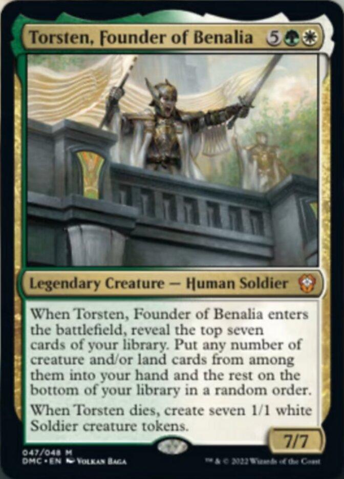 Torsten, Founder of Benalia [Dominaria United Commander] - Trinity Hobby