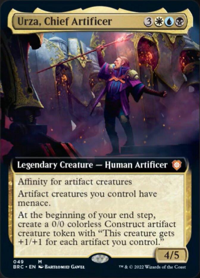 Urza, Chief Artificer (Extended Art) [The Brothers' War Commander] - Trinity Hobby