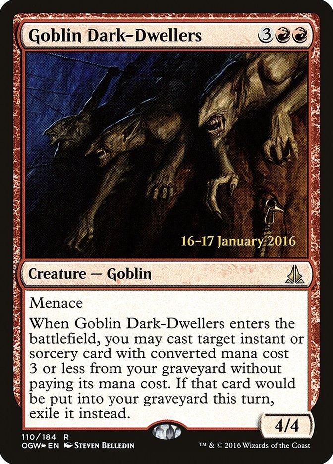 Goblin Dark-Dwellers [Oath of the Gatewatch Prerelease Promos] - Trinity Hobby