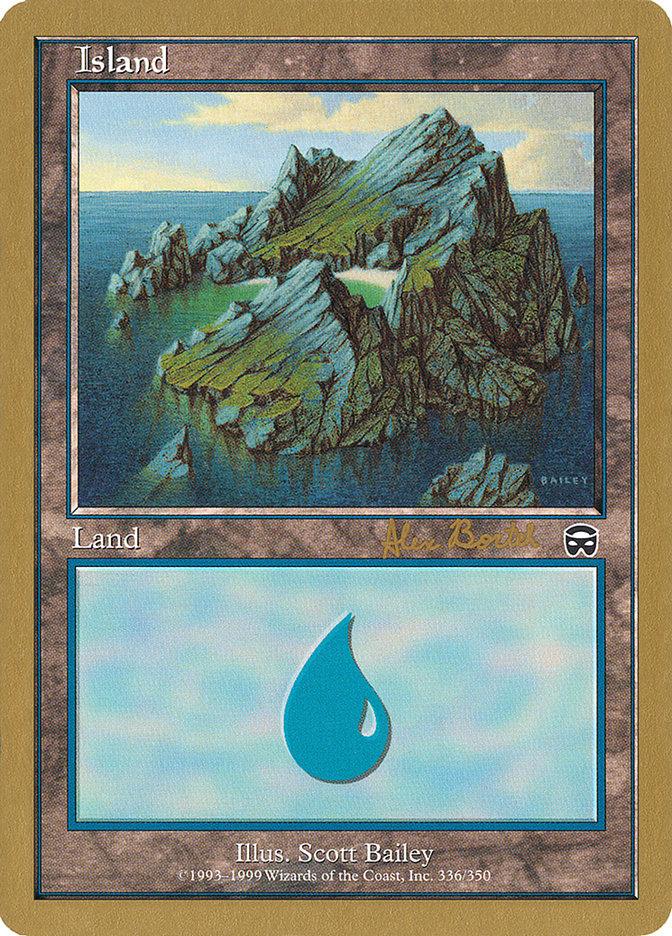 Island (ab336) (Alex Borteh) [World Championship Decks 2001] - Trinity Hobby
