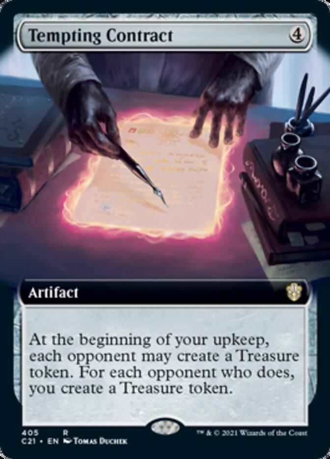 Tempting Contract (Extended Art) [Commander 2021] - Trinity Hobby