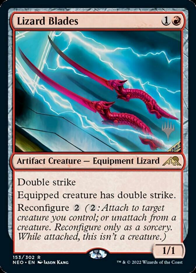 Lizard Blades (Promo Pack) [Kamigawa: Neon Dynasty Promos] - Trinity Hobby