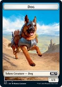 Dog // Griffin Double-Sided Token [Core Set 2021 Tokens] - Trinity Hobby