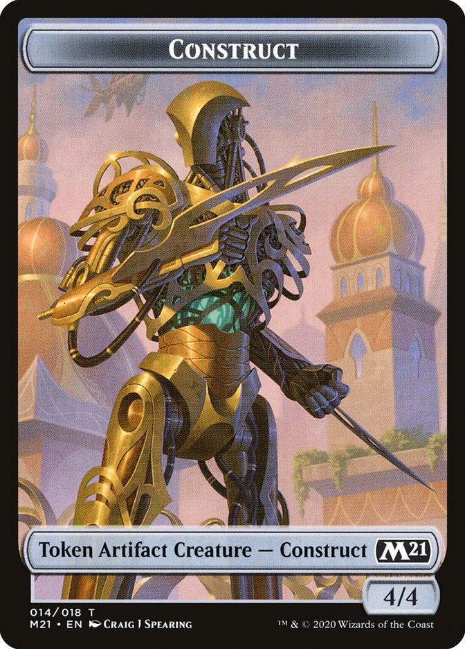 Beast // Construct Double-Sided Token [Core Set 2021 Tokens] - Trinity Hobby