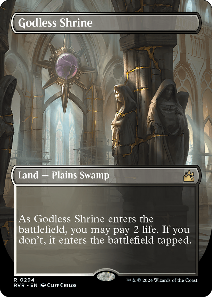 Godless Shrine (Borderless) [Ravnica Remastered] - Trinity Hobby
