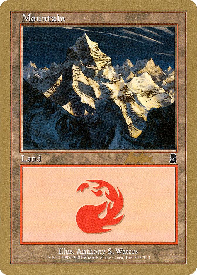 Mountain (bk343) (Brian Kibler) [World Championship Decks 2002] - Trinity Hobby