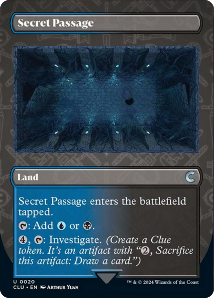 Secret Passage (Borderless) [Ravnica: Clue Edition] - Trinity Hobby