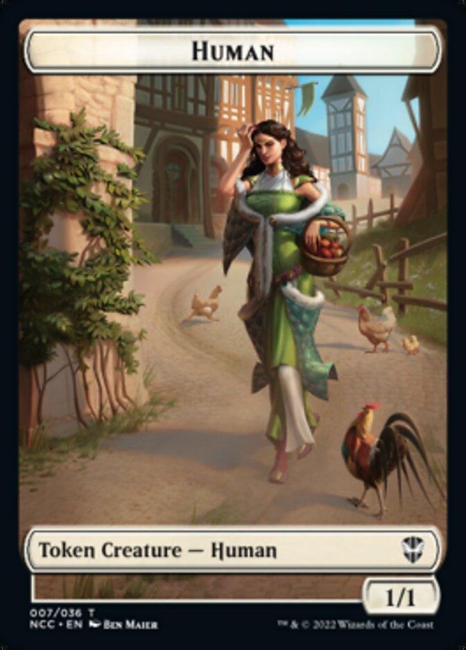 Eldrazi Spawn // Human Double-Sided Token [Streets of New Capenna Commander Tokens] - Trinity Hobby
