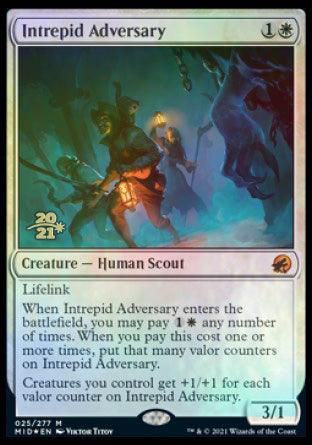 Intrepid Adversary [Innistrad: Midnight Hunt Prerelease Promos] - Trinity Hobby