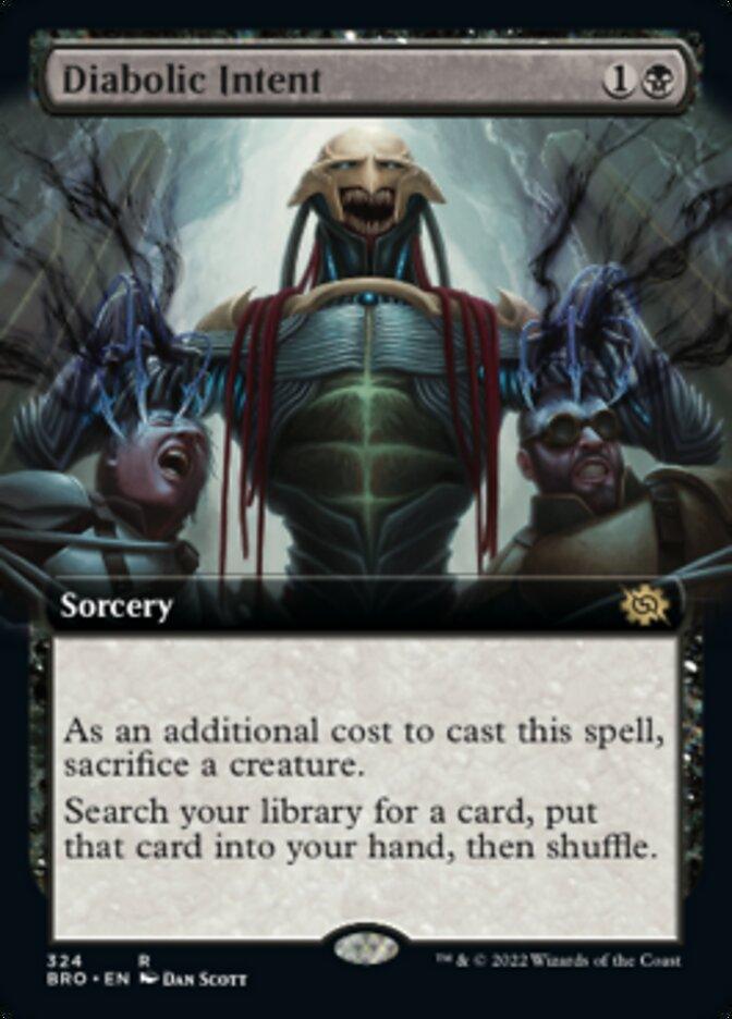 Diabolic Intent (Extended Art) [The Brothers' War] - Trinity Hobby
