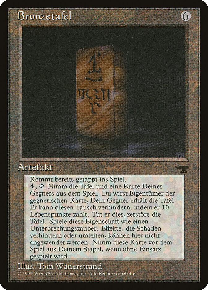 Bronze Tablet (German) - "Bronzetafel" [Renaissance] - Trinity Hobby