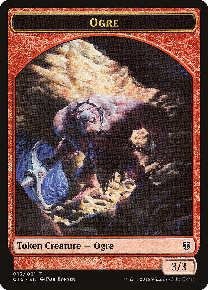 Ogre // Bird (007) Double-Sided Token [Commander 2016 Tokens] - Trinity Hobby