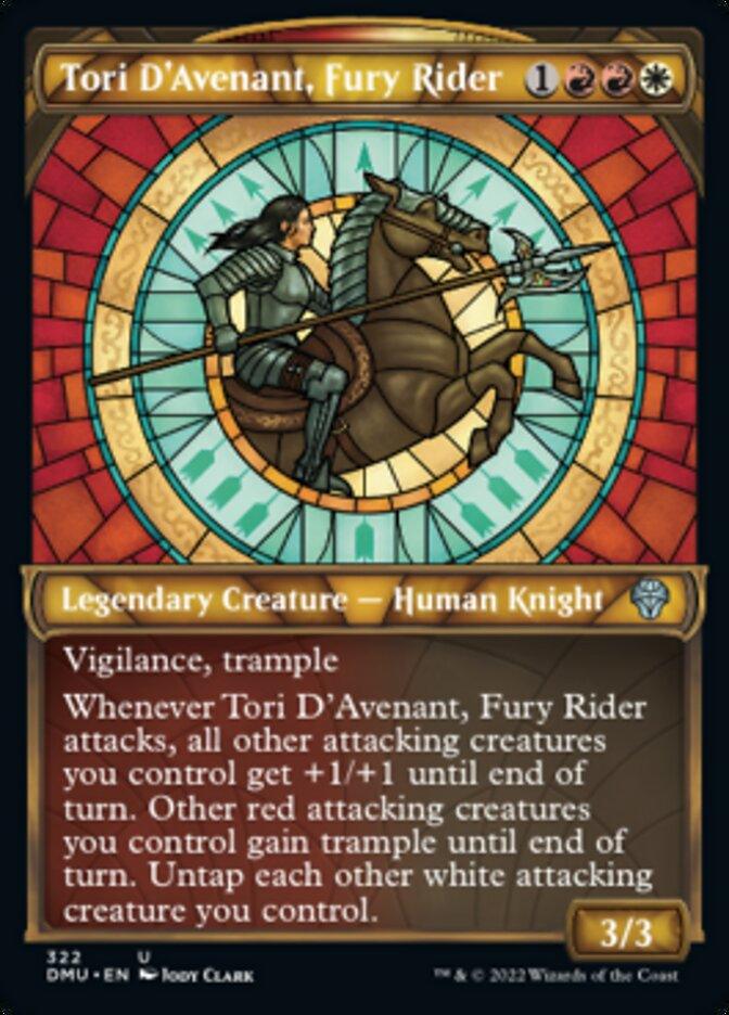 Tori D'Avenant, Fury Rider (Showcase) [Dominaria United] - Trinity Hobby