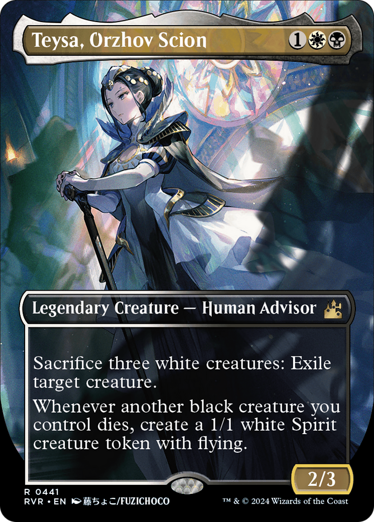 Teysa, Orzhov Scion (Anime Borderless) [Ravnica Remastered] - Trinity Hobby