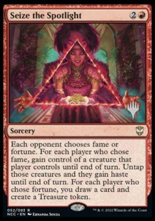 Seize the Spotlight (Promo Pack) [Streets of New Capenna Commander Promos] - Trinity Hobby