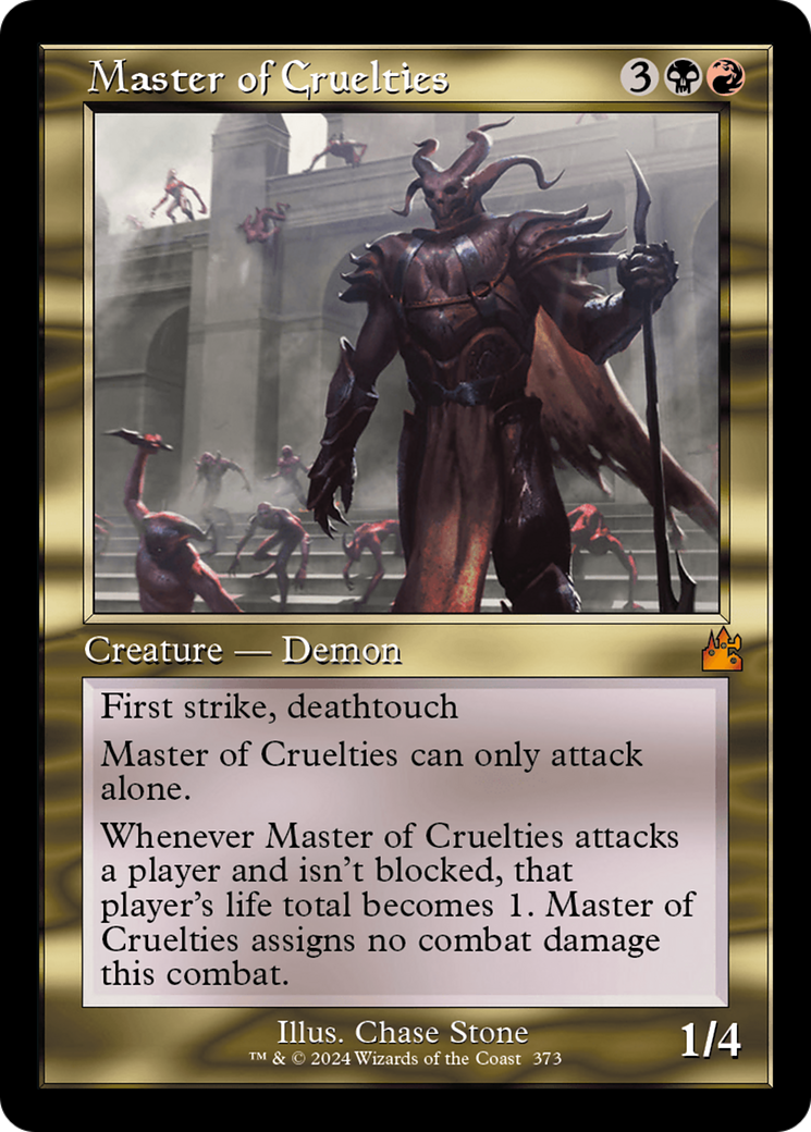 Master of Cruelties (Retro Frame) [Ravnica Remastered] - Trinity Hobby
