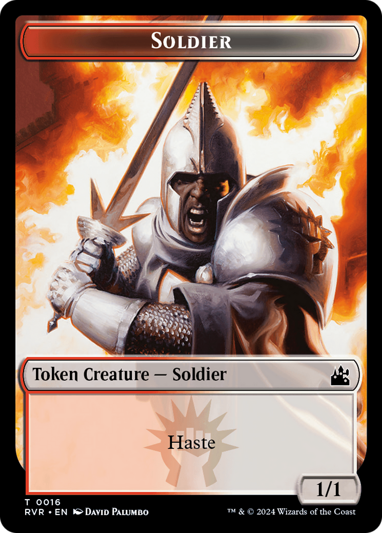 Soldier Token [Ravnica Remastered Tokens] - Trinity Hobby