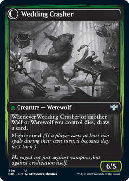 Wolfkin Outcast // Wedding Crasher [Innistrad: Double Feature] - Trinity Hobby