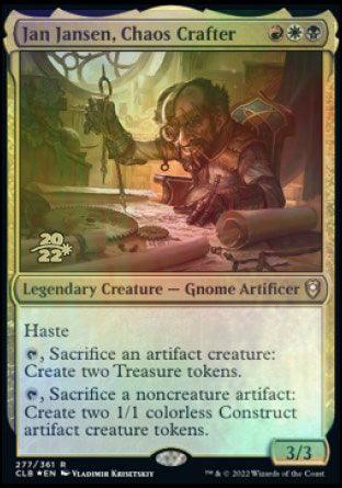 Jan Jansen, Chaos Crafter [Commander Legends: Battle for Baldur's Gate Prerelease Promos] - Trinity Hobby