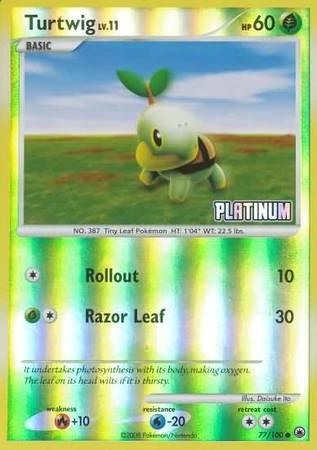 Turtwig (77/100) [Burger King Promos: 2009 Collection] - Trinity Hobby